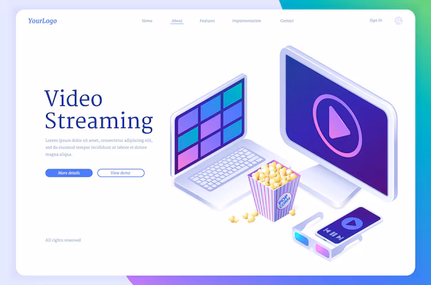 Screenshot of the Video Streaming Platform interface